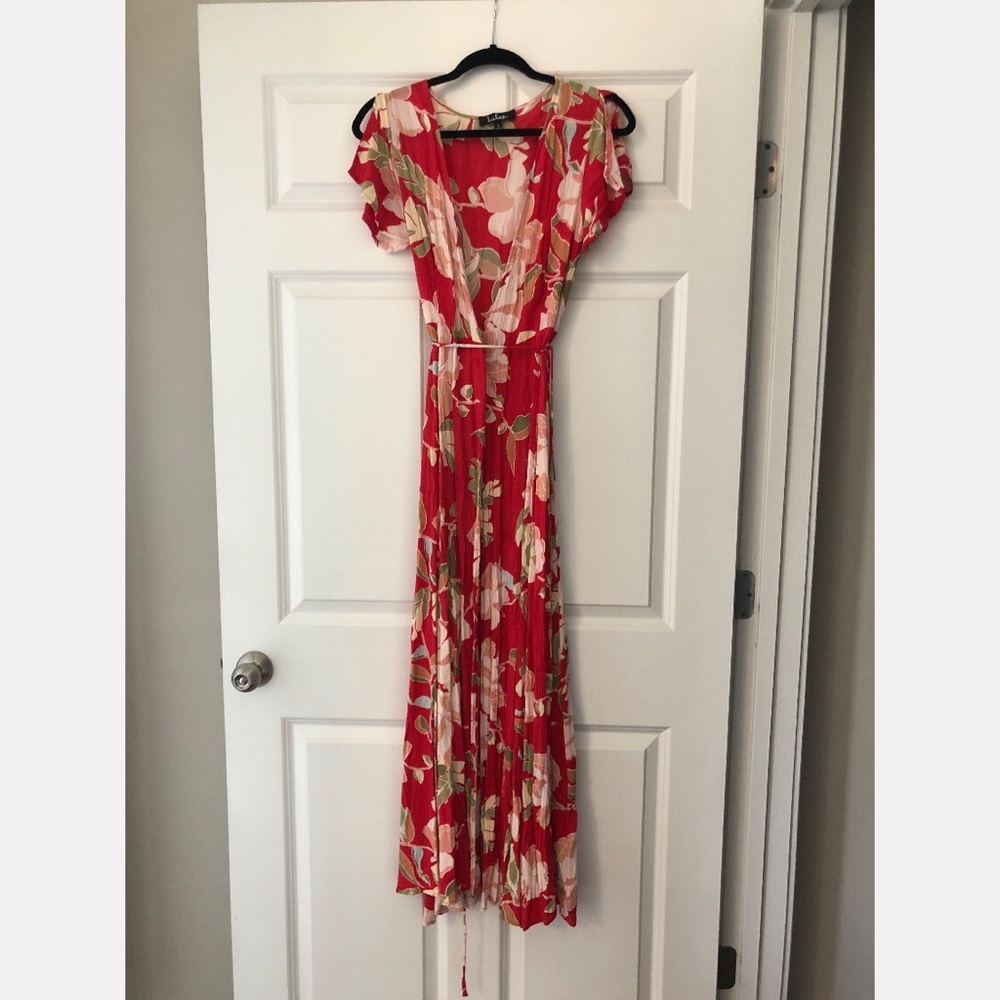 Lulu’s Heart of Marigold Wrap Maxi Dress